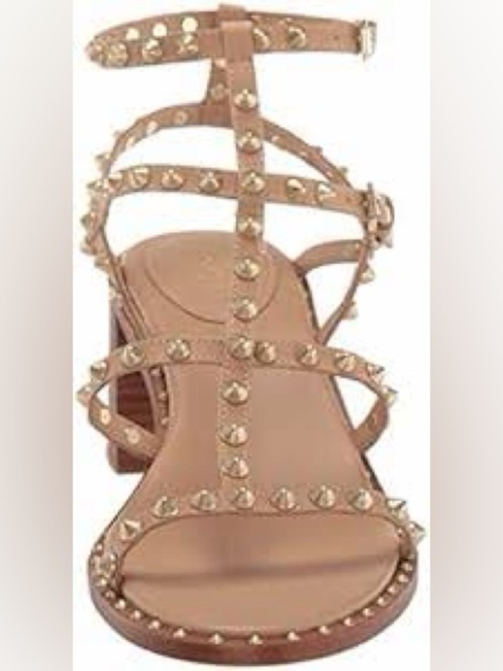 Ash Tan Studded Gladiator Sandals